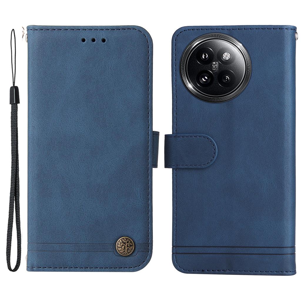 For Xiaomi Civi 4 Pro 5G/14 Civi 5G Leather Wallet Cases Skin Touch Phone Cover Stand with Strap