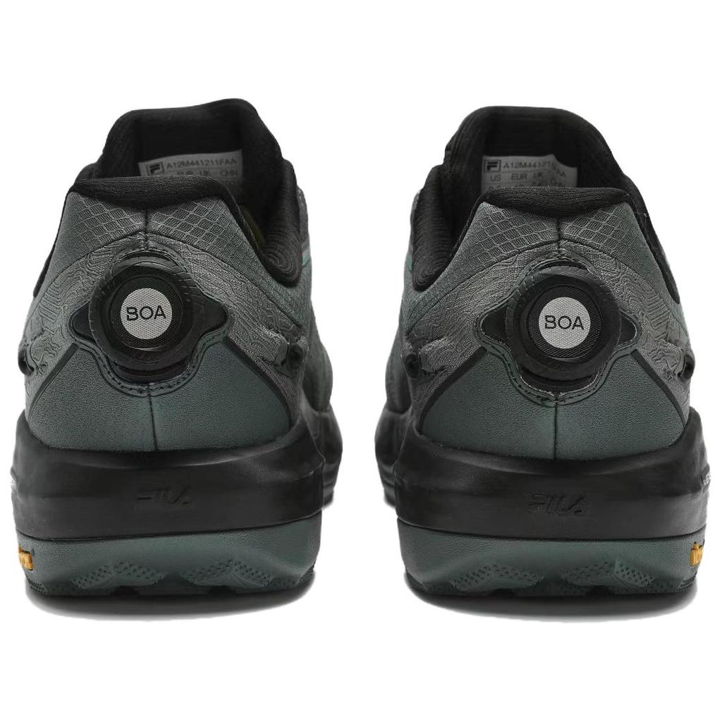 FILA Boa Explorer 2 Minimalist Versatile Rebound Low-Top Trail Running Shoes Men sneaker Gray Green A12M441211FAA