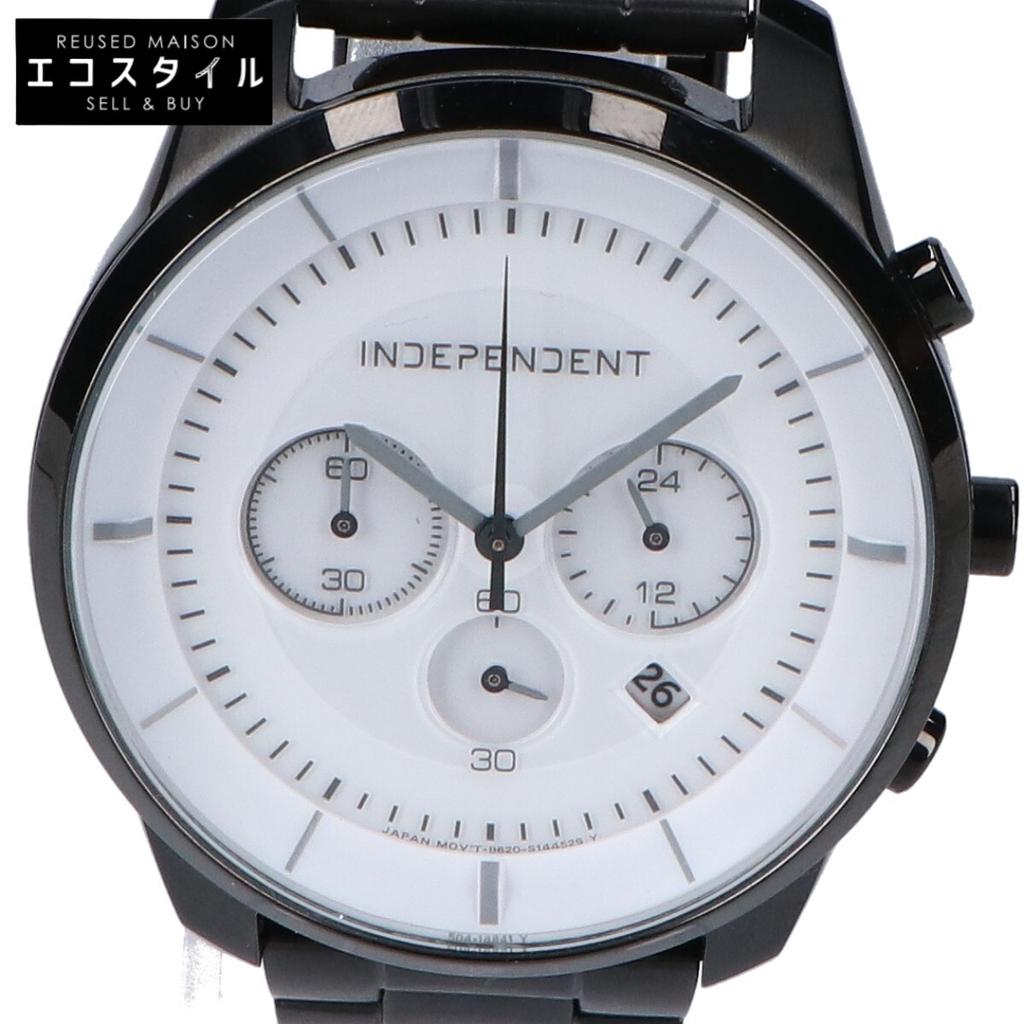 Citizen [Excellent Condition] KF5-144-11 INDEPENDENT Timeless Line Chronograph Solar Powered Tech Watches blackUsed