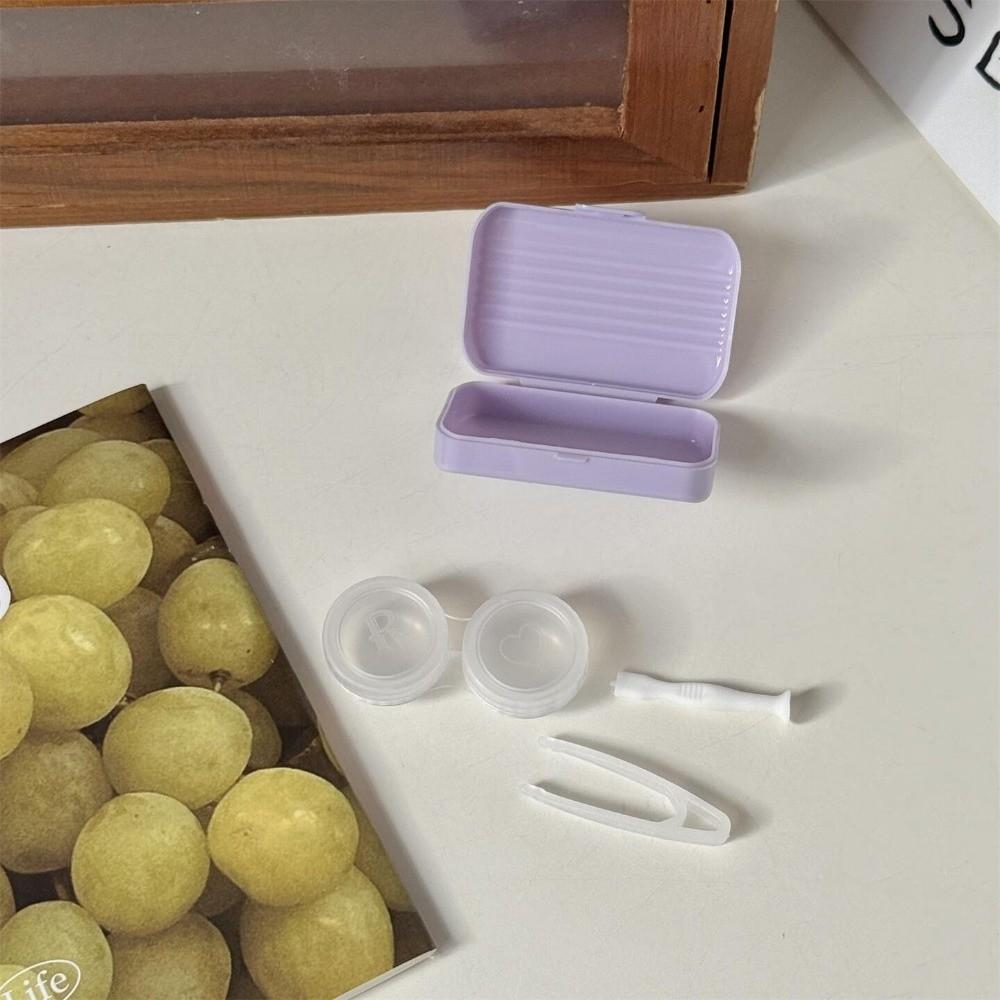 Compact Contact Lens Box Travel Contact Lenses Case Sweet Contacts Lens Care Box Lens Case