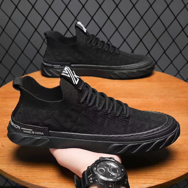 

Новая мужская обувь, модная мужская обувь для доски, уличная парусиновая обувь, обувь для доски с низким берцем на шнуровке, рабочая обувь, мужская повседневная обувь 44 чёрный