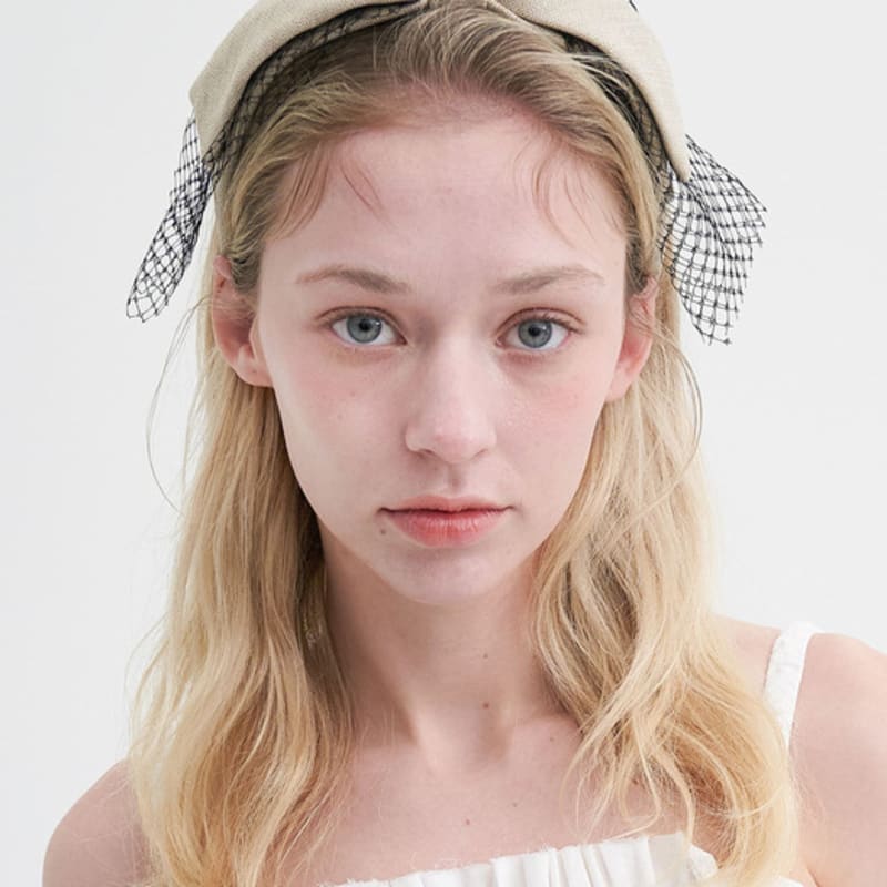

Brown Hat [headband] Lace Petit Bunny - Beige BEIGE