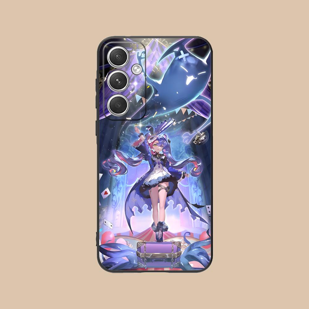 Wuthering Waves Roccia Phone Case for Samsung Galaxy S26 S25 S24 S23 S22 S21 S20 Note20 Plus FE Ultra Colorful Cover Cellphones