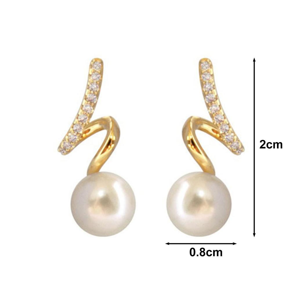 2022 Chic Women Stud Earrings Crystal Ear Climbers / Crawlers Clear Rhinestone Earring For Women Party Zircon Gift 1 Pair