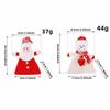 Knitted Christmas Doll Bag Santa Claus Gift Bag Christmas Eve Xmas Drawstring Bag  Home Decoration