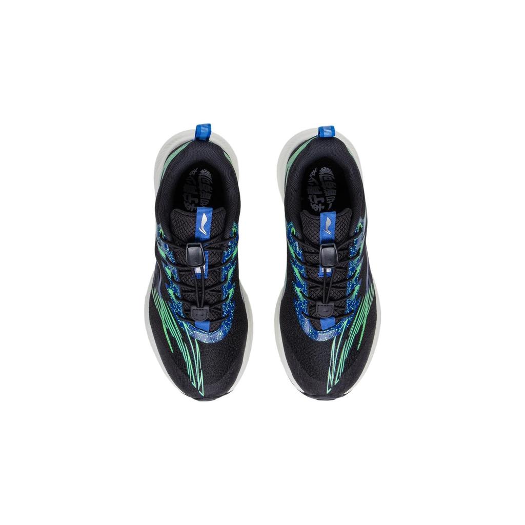 Li Ning Youth Battle Falcon Comfortable Versatile Durable Breathable Low-Top Running Shoes Kids Running Shoes Black YKFT004-7