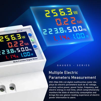 Tuya WiFi Home Intelligent Digital Display Contatore Elettrico DIN-Rail Misuratore di Tensione e Corrente