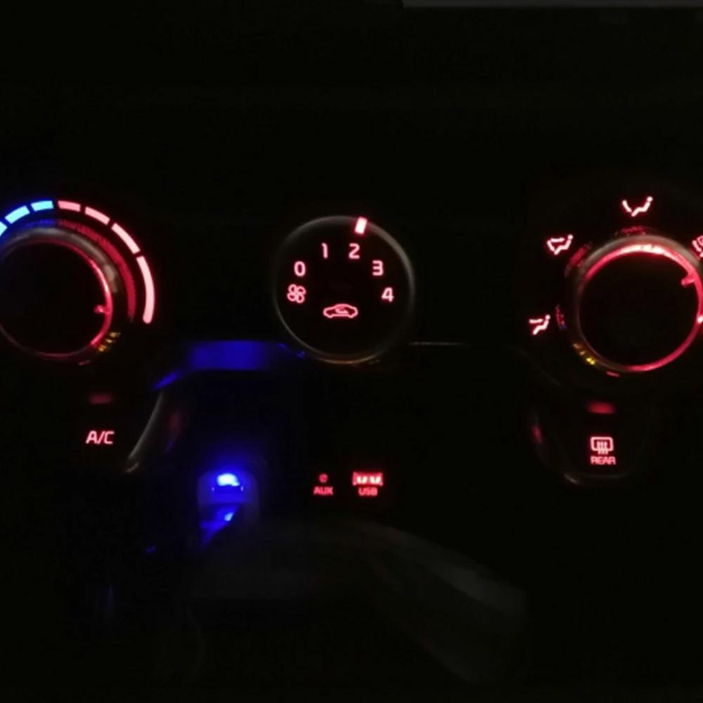 Durable 2Pcs/set Car Air Conditioning Knob AC Heat Control Switch Knobs for Hyundai Solaris 2017 - 2021 for Kia Rio K2 KX Cross