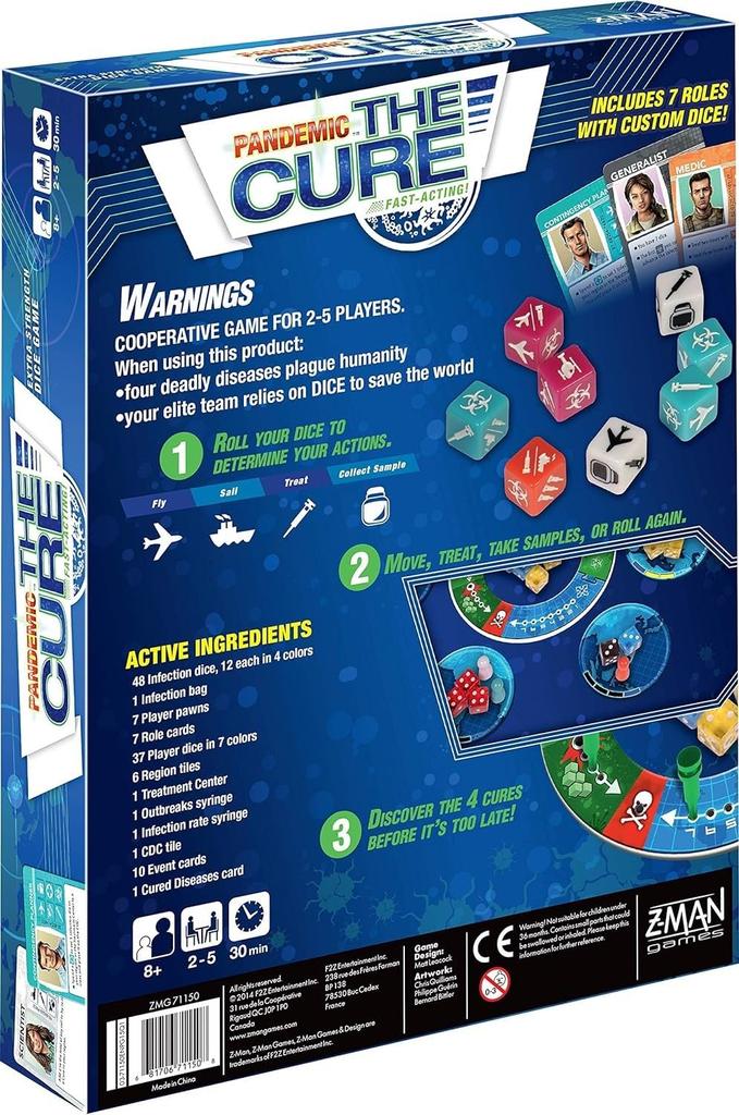 The Cure Board Game Pandemic