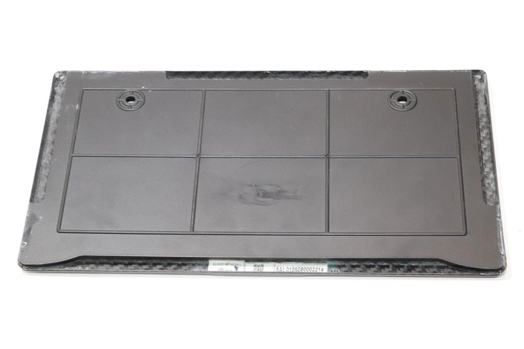 MUGEN / 71146-XG8 -K4S0 Carbon Fiber License Plate Garnish (Dry Carbon Fiber) Part Number: 71146-XG8-K4S0
