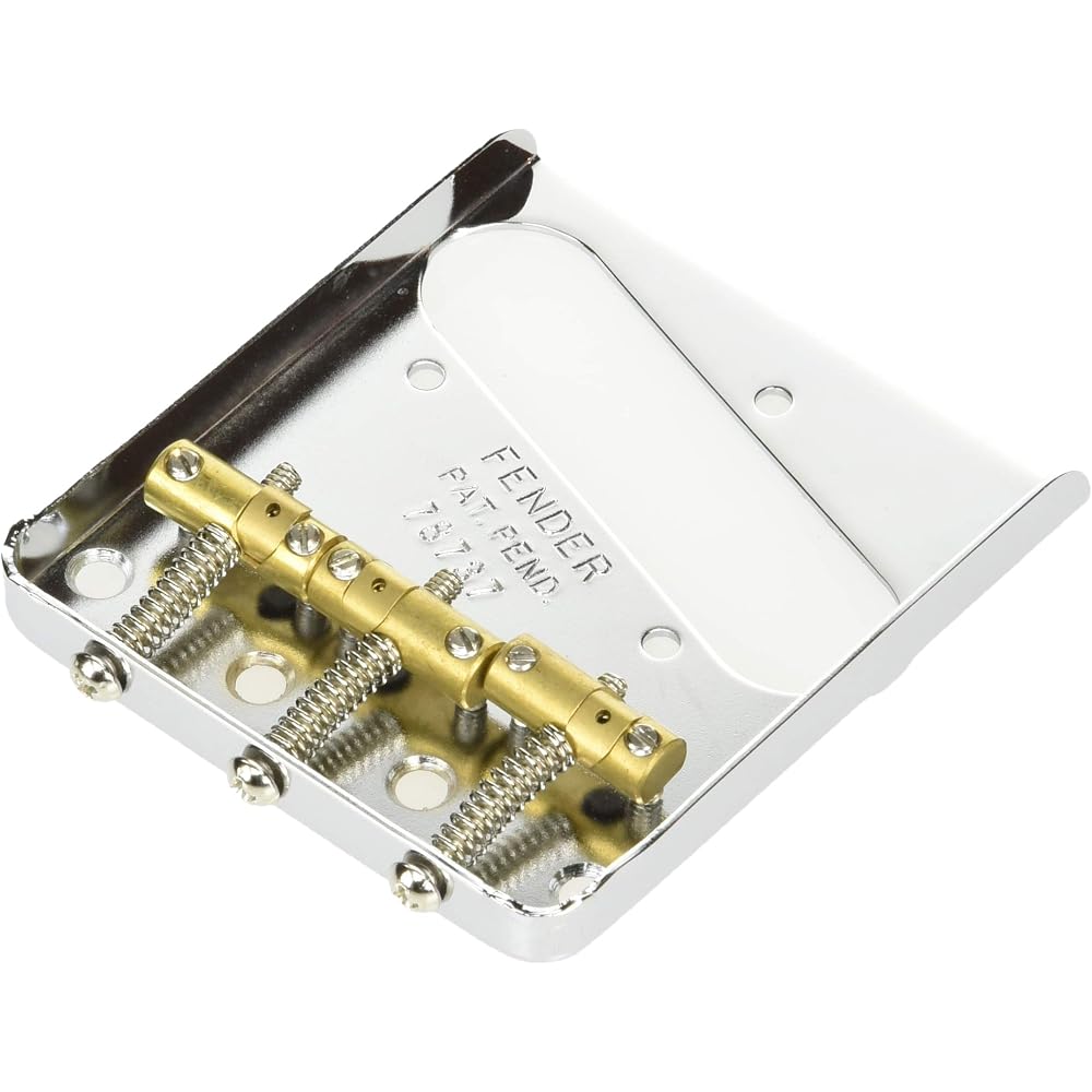 Fender 3-Saddle American Vintage Hot Rod Telecaster Bridge Assembly, Nickel