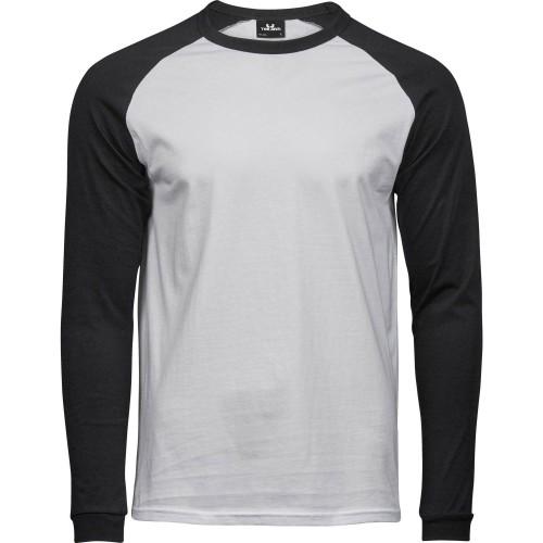 

Tee Jays Mens Long-Sleeved Baseball T-Shirt XXL