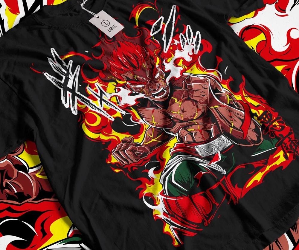 Might guy tshirt naruto sasuke anime Unisexga unisex shirt soft tee all sizes S