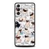 Cute Pug Dog Phone Case For Samsung Galaxy S24 S23 S22 S20 S21 FE Ultra S24 S23 S10 S10E S9 S8 Plus 5G Phone Cover Fundas Capas
