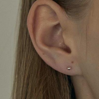 Aora BASIC BALL STUD EARRING #0017