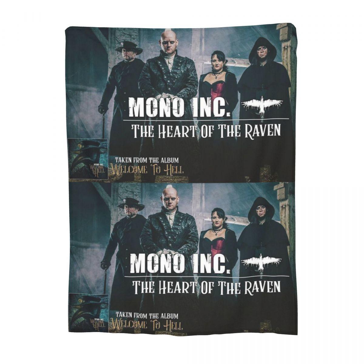 Germany Mono Inc Band Decke Rock Music Blankets Flannel Throw Blanket Throw Blankets for Couch Bedding Office Throws Bedspread Size: 75*100cm, Weight: 230 GSM