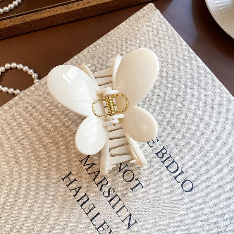 French Butterfly Hair Clip Female High-end Sense of New Large Shark Clip Back of The Head Plate Hairpin Hair Accessories Summer