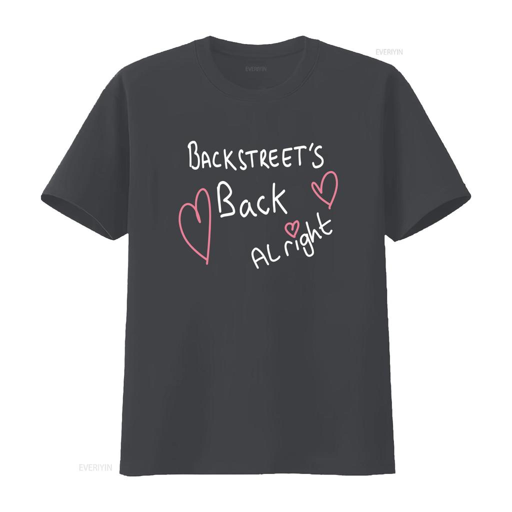 BackstreetS Back Alright T Shirt Backstreet Boys Uk Tour 2024 Fashion Vintage Washed Fashion Unisex Versatile Stretched Homme