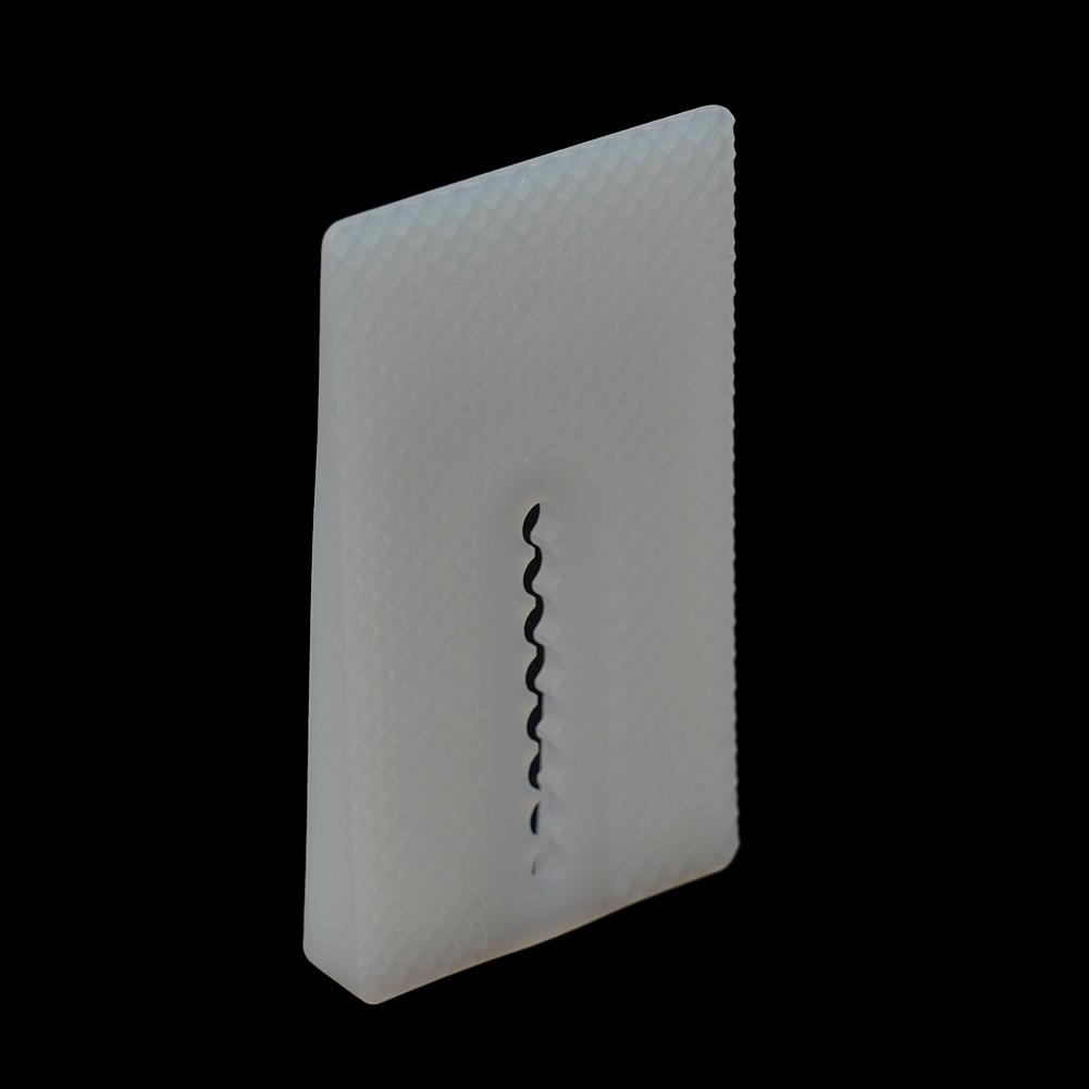 49*29*6.5mm 8pcs Toilet Shims High-quality Soft Plastic White