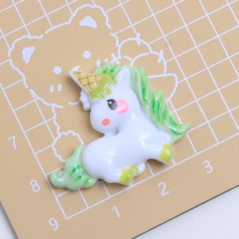 Dreamy Unicorn Resin Shoe Buckle & Hair Clip DIY Accessories