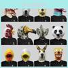 Schattige Dier Hoofdmaskers In Kleurrijke Ontwerpen Voor Leuke Verkleden En Feestjes