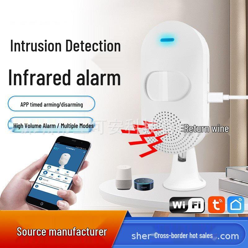 

Liken WiFi Infrared Anti-Theft Alarm with Pet Interference Protection and Phone Connectivity