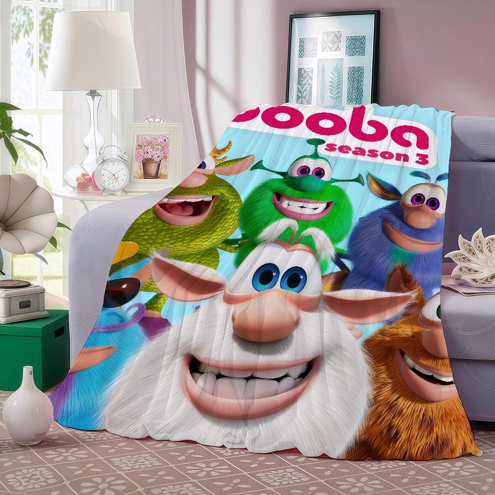 Cartoon Anime B-Booba Decke Warm Und Weich Geeignet Für Schlafzimmer Wohnzimmer Sofabett Büro Reise Camping