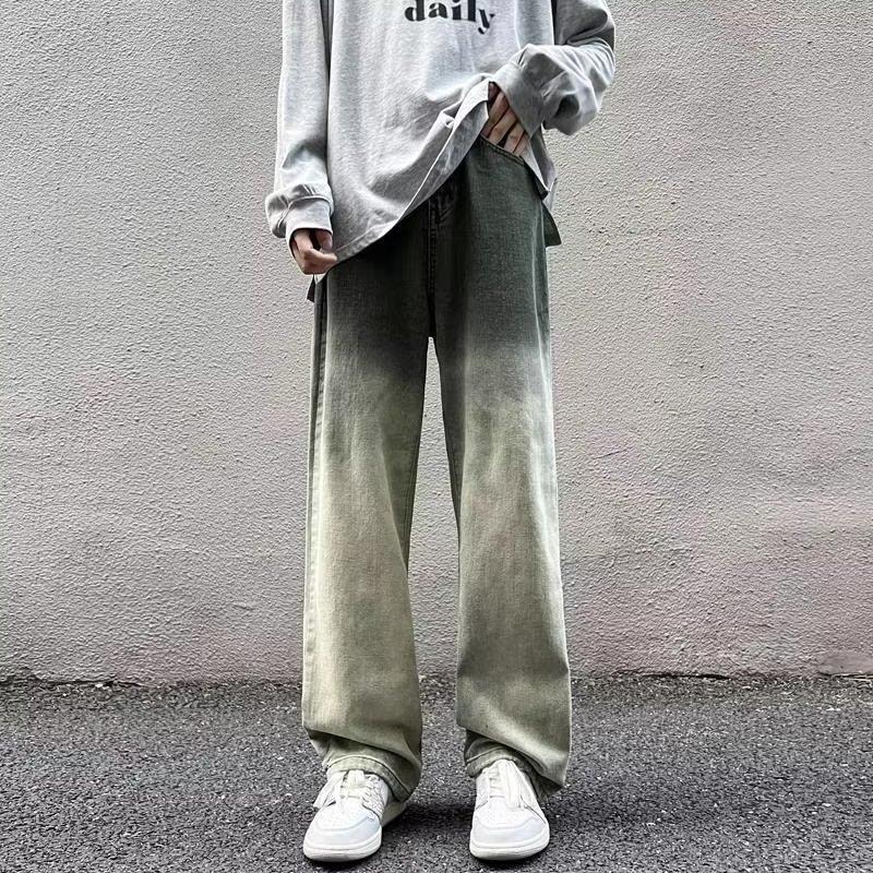 

Мужские винтажные джинсы, летние модные свободные джинсы для мужчин, деловые джинсы, джинсовые брюки, широкие брюки, мужские модные красивые джинсовые вещи