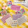 3D Faux Crystal Heart Sticker Self-Adhesive Easy To Apply Perfect for DIY Scrapbooking Journaling Supply