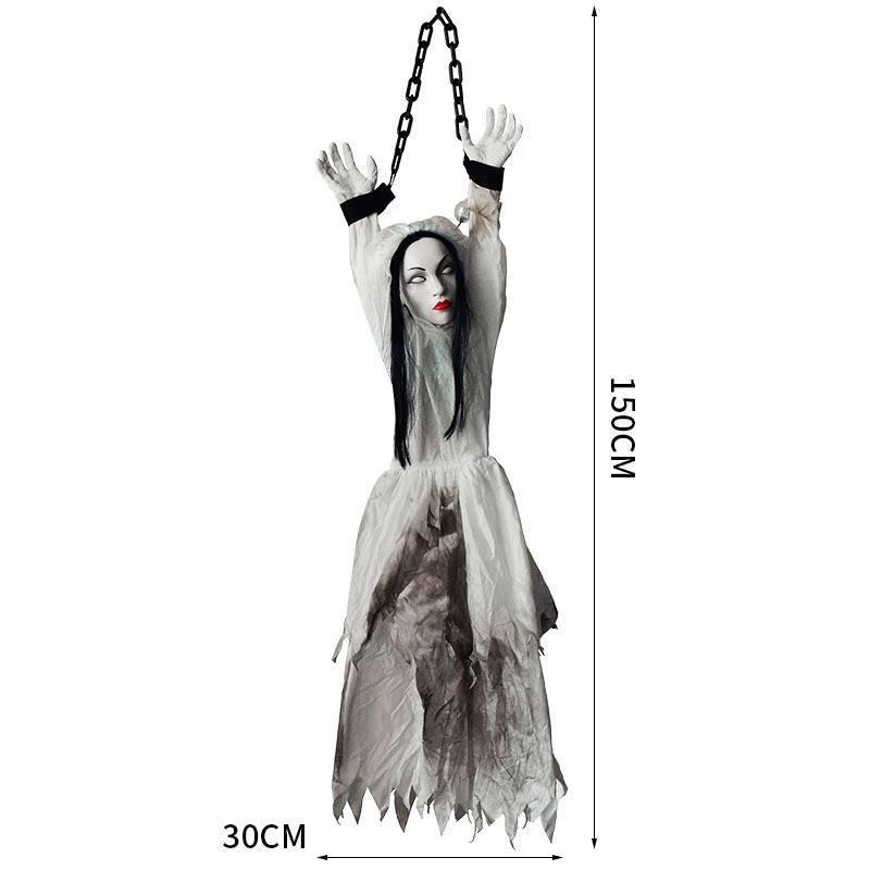 

Halloween Electric Toy Decoration Bundle Hand Vibration Ghost Props Lifting белый