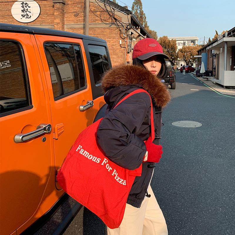 Autumn Winter Thicken Warm Parka Women Casual Sweety Solid Color Big Pocket Loose Hooded Coat Jackets Outwear