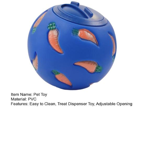 Pet Treat Dispenser Ball Adjustable Treat Dispensing Ball Rolling Ball Slow Feeder Enrichment Toy