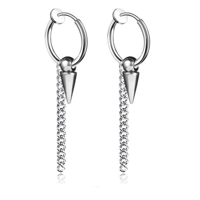 New Arrival Stainless Steel Stud Earrings Cross Star Scorpion Tassel For Women Men Fashion Hip Hop Ear Jewelry Gifts
