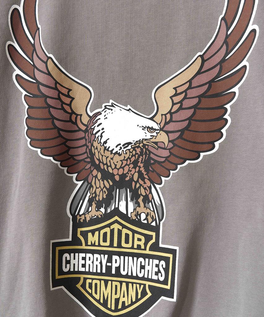 Cherry Punches Motor Company Zip-Up Hoodie (Gray)