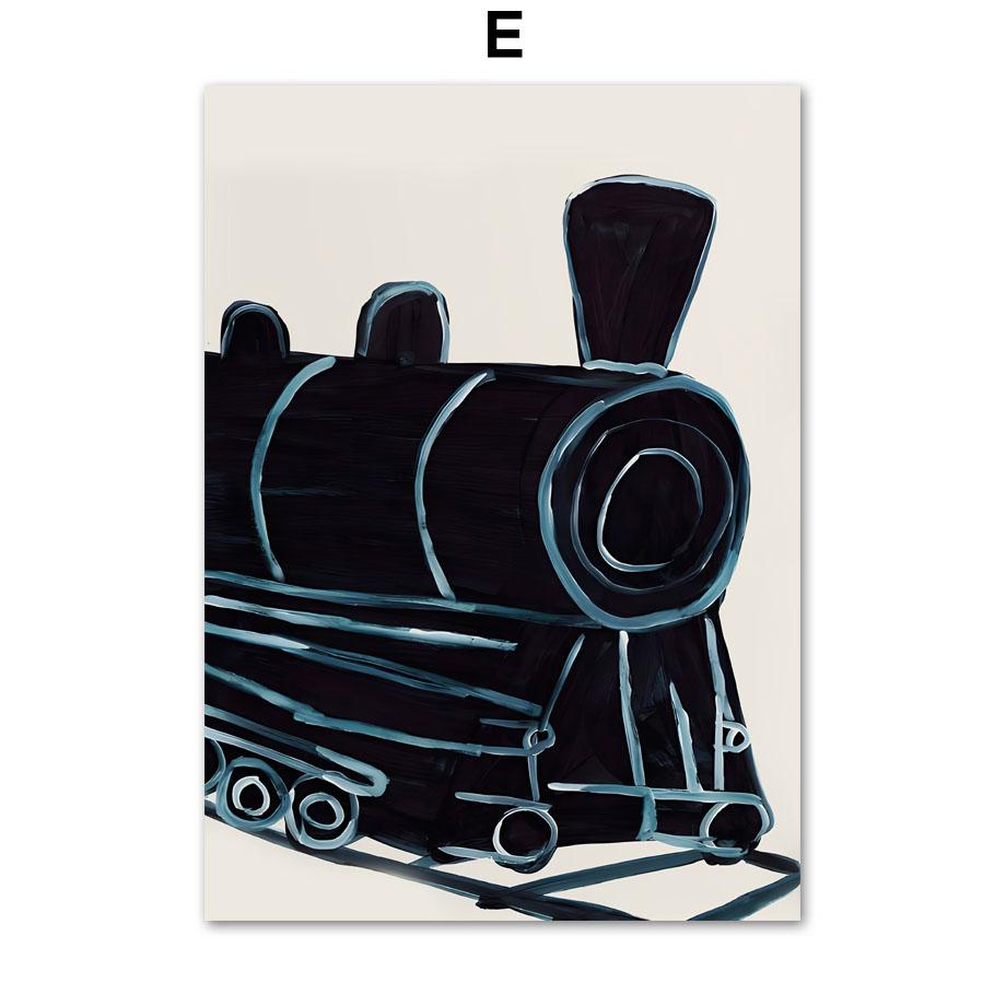 David Shrigley pociąg do wina królik śmieszne wydruki artystyczne na płótnie malarstwo abstrakcyjny plakat skandynawski zdjęcia ścienny wystrój salonu