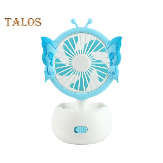 Handheld Mini Fan with Powerful Motor Strong Airflow Low Noise Portable USB Rechargeable Desktop Silent Cooling Fan