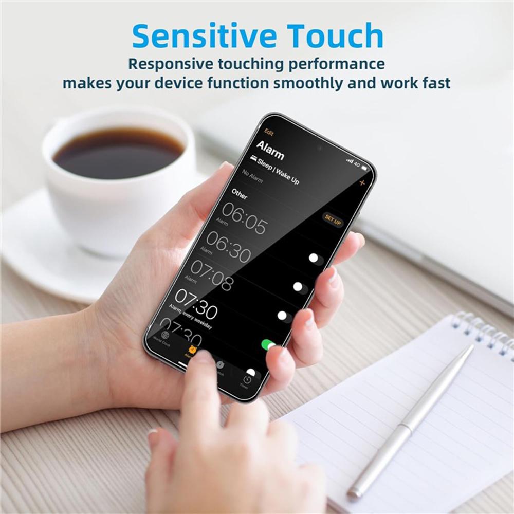 2Pcs For Samsung Galaxy A17 5G Screen Protector 2.5D Arc Edge High Clarity Tempered Glass Film with Camera Lens Film