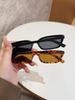 2Pcs Fashionable Cat Eye Frame Unisex Glasses Durable Pc Material Suitable For Parties Outdoor Adventure And Gifts