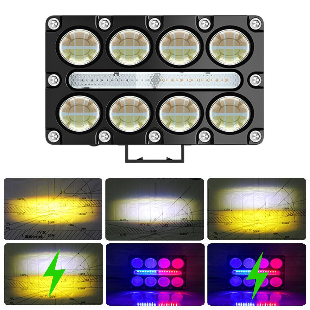 Motorcycle LED Headlight & Off-road Work/Warning Light for Electric Vehicles