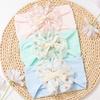 New Nylon Elastic Baby Headband, Solid Color Bow Headscarf for Infants and Toddlers, Thin Children's Hair Accessories