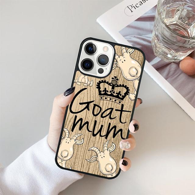 Cute Baby Pygmy Goat Phone Case Cover For iPhone 17 Air 15 16e 14 13 12 Pro Max 11 Pro Max Plus Coque Shell