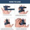 Finger Support Splint Adjustable Triggers Finger Splint Hand Finger Brace Tape for Straighten Curved Finger Pains Relief