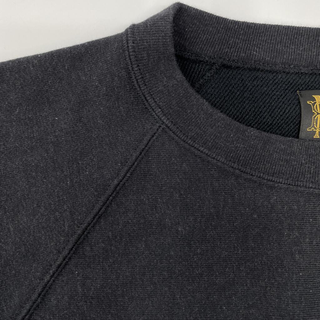 BATONER BN-25FM-030 Charcoal Melange Color Jean Belca Fleece Crew Neck tops 1 blackUsed