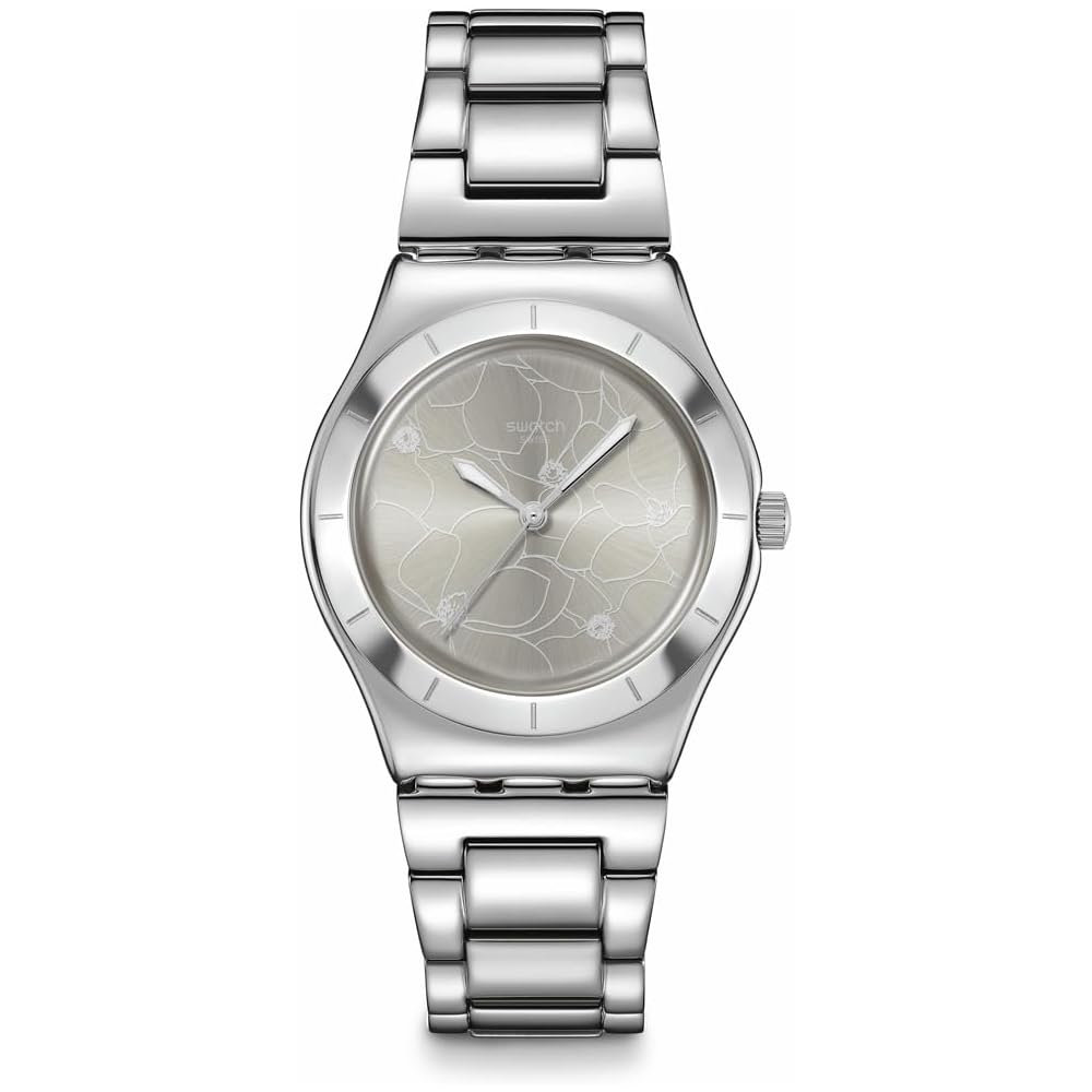 Женские наручные часы Swatch IRONY MEDIUM PETAL BLISS, YLS237G, Серые