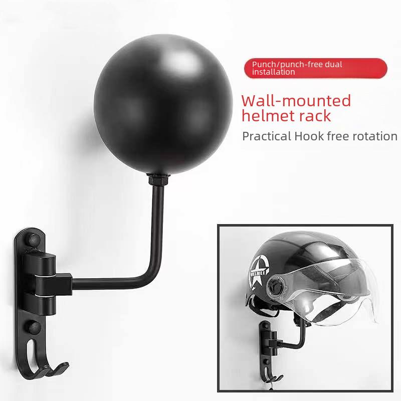 Estante de pared para baño de aluminio negro sin perforaciones