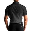 Men's Fashion Printed Satin Short Sleeve Shirt Top