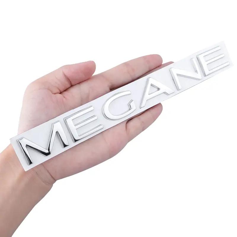 3D Auto ABS MEGANE Logo Emblem Plakette Aufkleber für Megane Stylingteile Dekoration Autozubehör Autoaufkleber