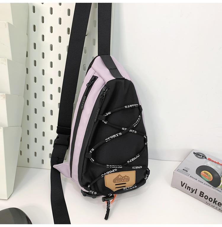 

Mountain outdoor breast bag women s fashion trend commuter messenger bag sports cycling backpack women s lightweight shoulder bag