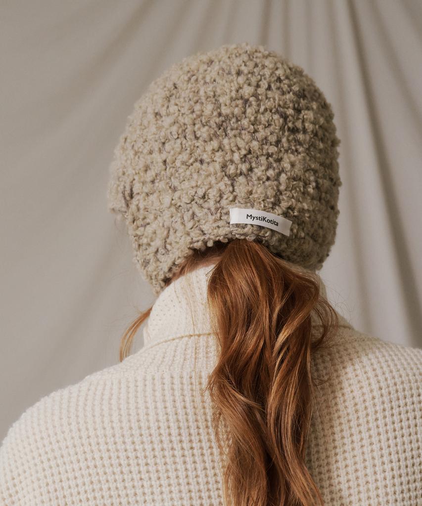 Miseutikotita Soft String Crochet Hat - Beige