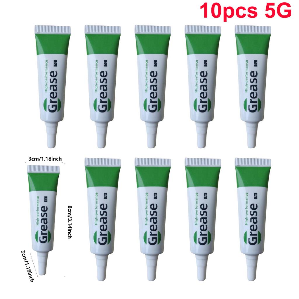 10pcs Waterproof Food Grade Silicone Lubricant Grease Equipment Car Gear Valves Chain Repair Maintenance Lithium Grease Tools